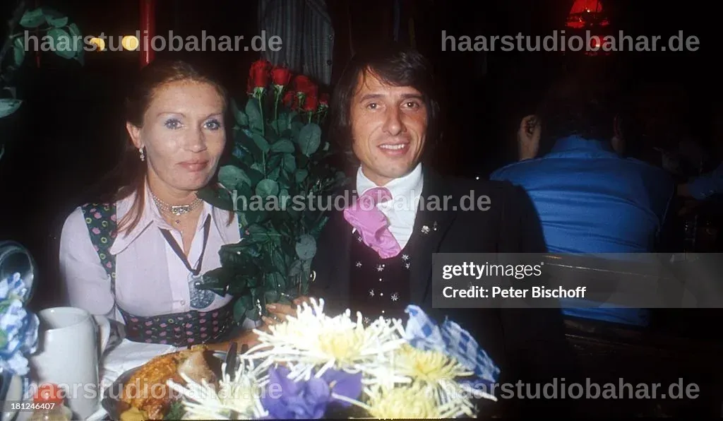 Udo Jürgens feiert seinen 40. Geburtstag mit Panja in München.