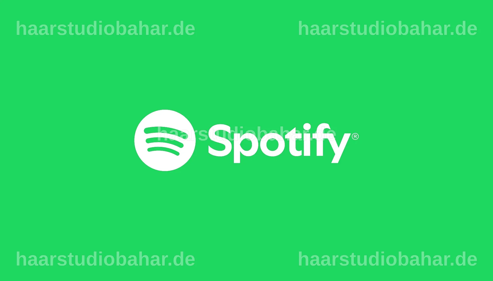 Das Spotify-Logo auf einem Hintergrund, das die Markenidentität verdeutlicht.